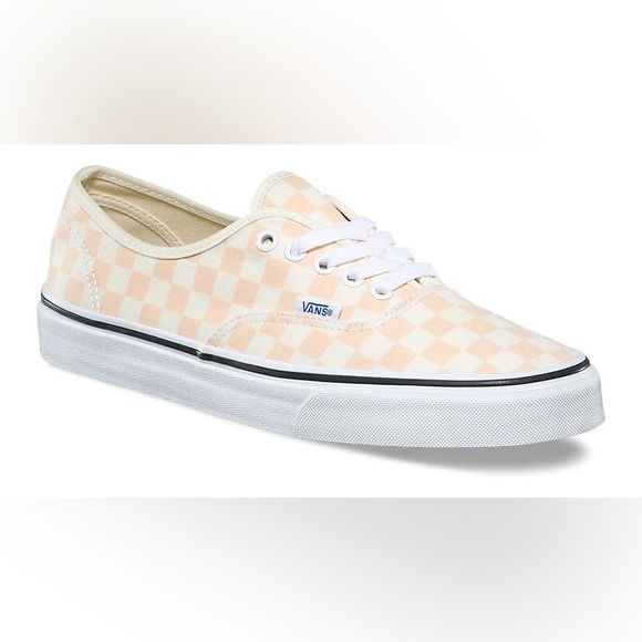 2 for $29 | Checkerboard Vans Apricot Ice/True White - Picture 1 of 7